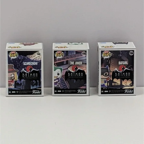 Funko DC Comics Bitty Pop! Scarecrow #195 Joker #155 Batgirl #154 - Picture 2 of 6